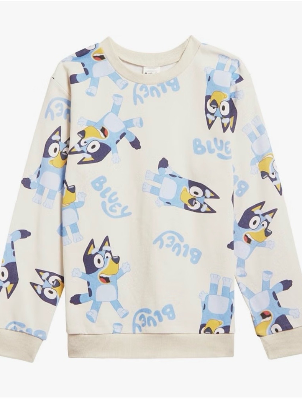 Bluey • 2 Piece Sweatsuit • Sweatshirt and Pants • Sz 7-8 - Picture 3 of 5